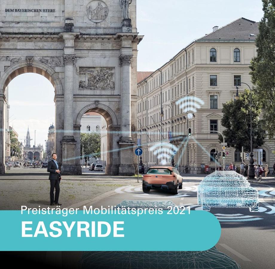 Europäische Metropolregion München: Mobilitätspreis 2021 für EASYRIDE