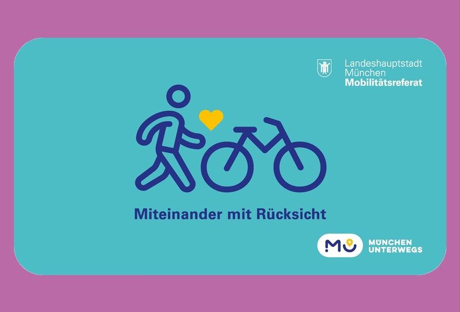 Neue Schilder: Mobilitätsreferat für mehr Miteinander von Fuß- und Radverkehr