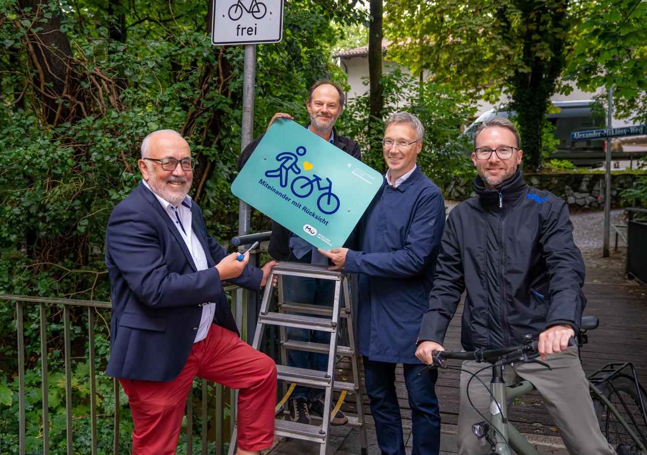 Mehr Miteinander von Fuß- und Radverkehr
