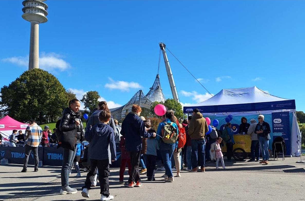 München unterwegs auf dem Outdoorsportfestival im Olympiapark