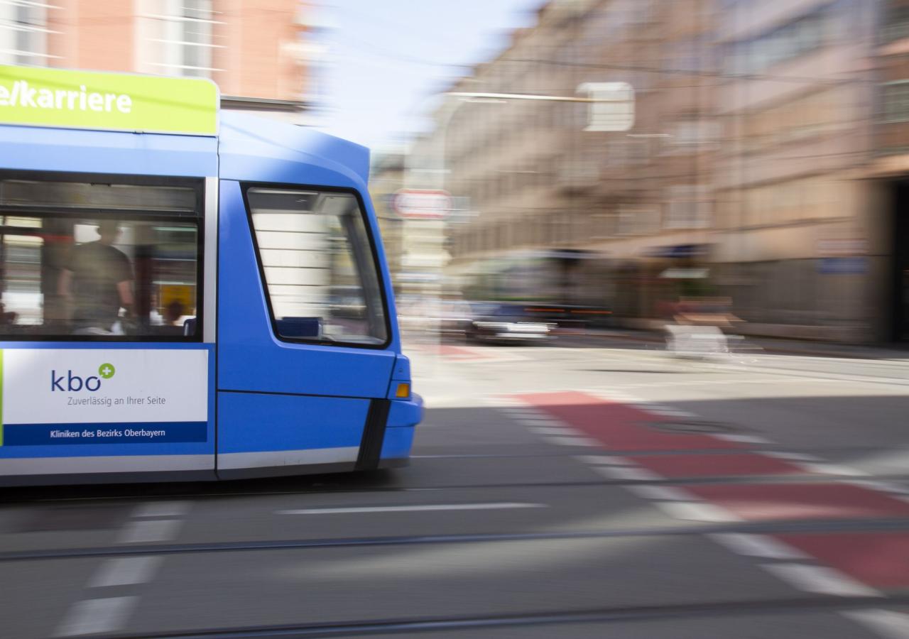 Tram 18: Fahrt bis Schwanseestraße ab Montag, 23. September