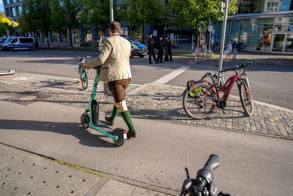 Sonderregelungen für Sharing-E-Tretroller während der Wiesn