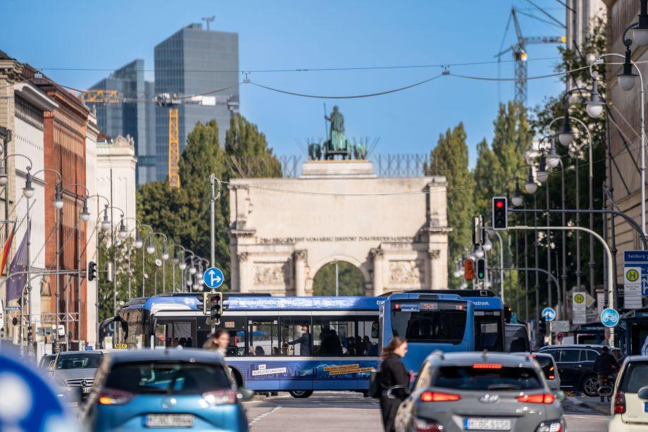 Verkehrsentwicklung in München: Erstes Halbjahr 2024