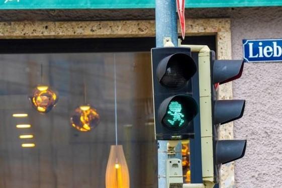 Neues Ampelmännchen in München