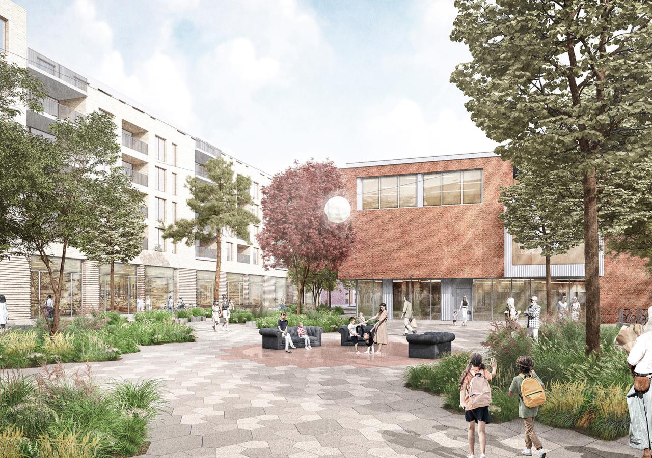 Prinz-Eugen-Park: Baubeginn für den neuen Maria-Nindl-Platz
