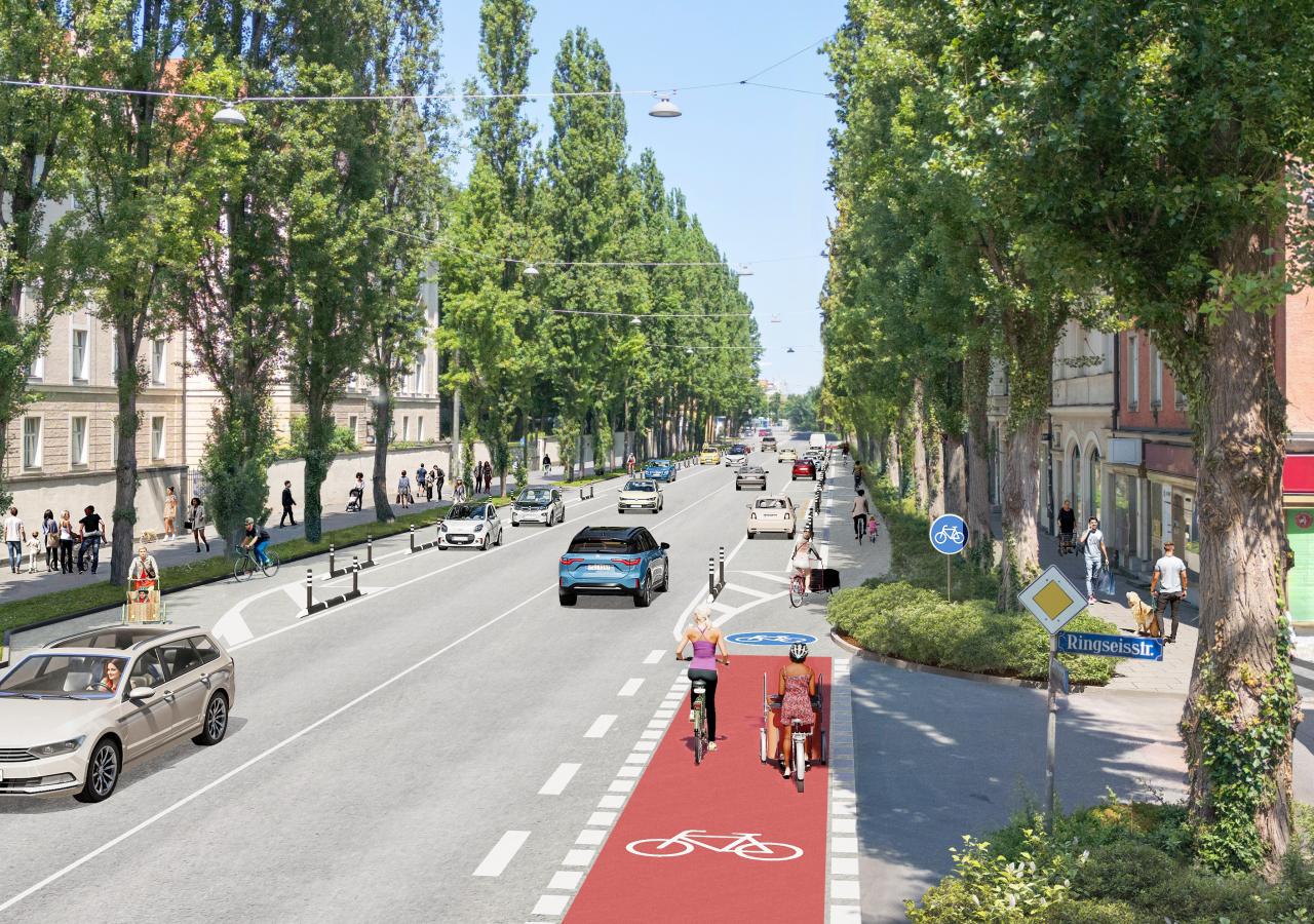 Lindwurmstraße: Umbau beginnt