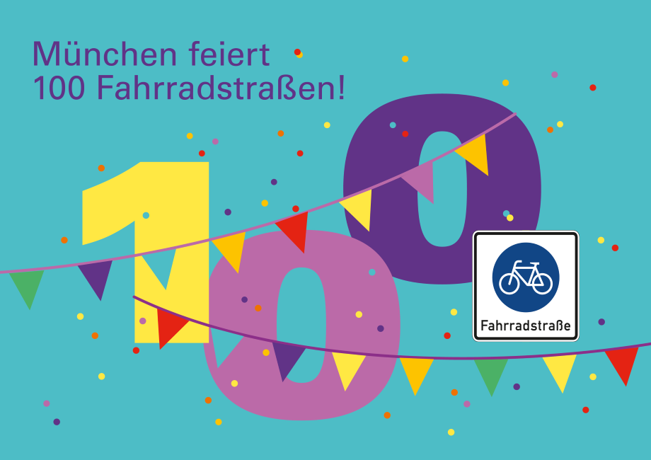 100 Fahrradstraßen in München