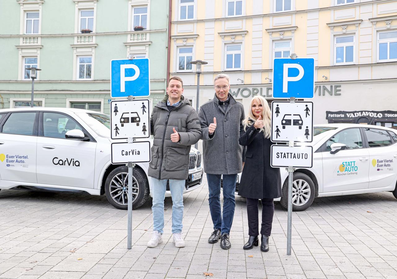 Stationsbasiertes Carsharing: Erste neue Stationen eröffnet