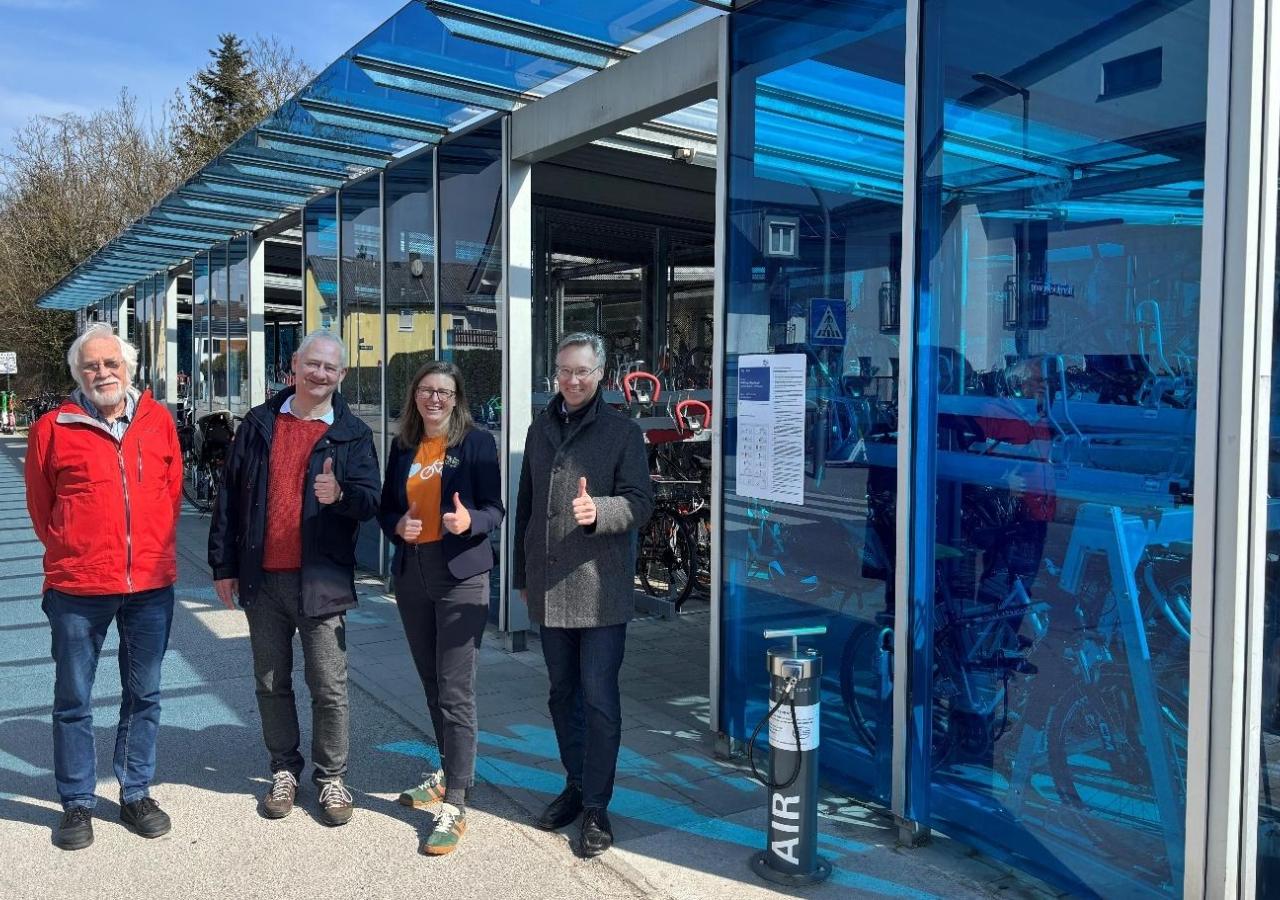 Bike & Ride: Modernes Radparken am U-Bahnhof Kieferngarten