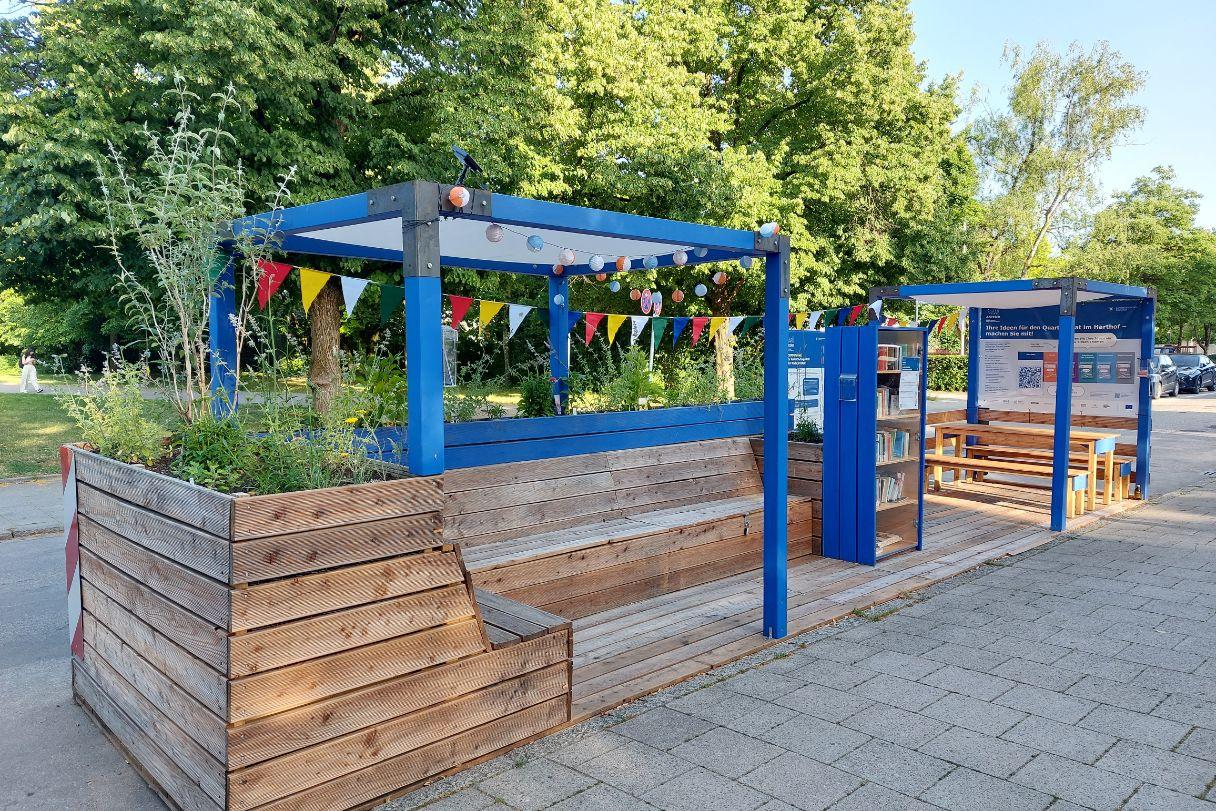 Harthof:  Neues Parklet