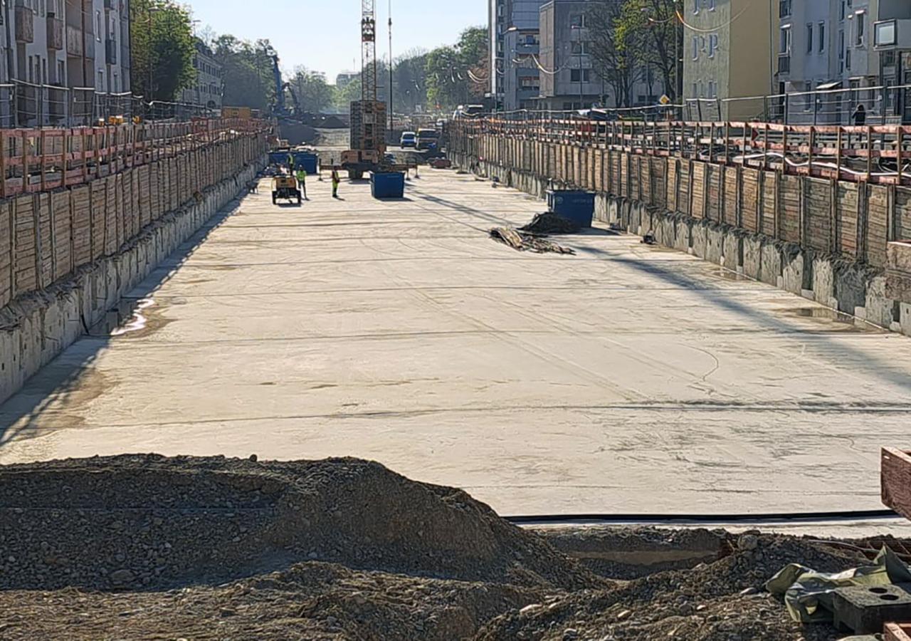 Gotthardstraße: Fortschritte an der U5-Baustelle