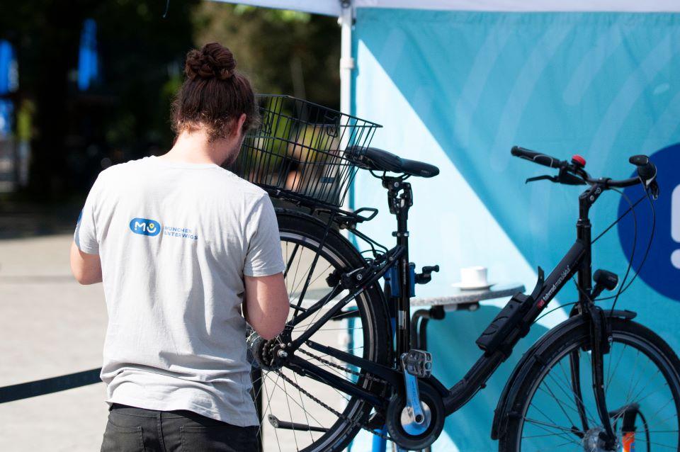 Die Radl-Checks des Mobilitätsreferats im Juni