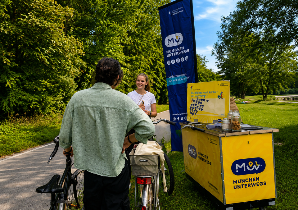 "Miteinander mit Herz" an der Isar