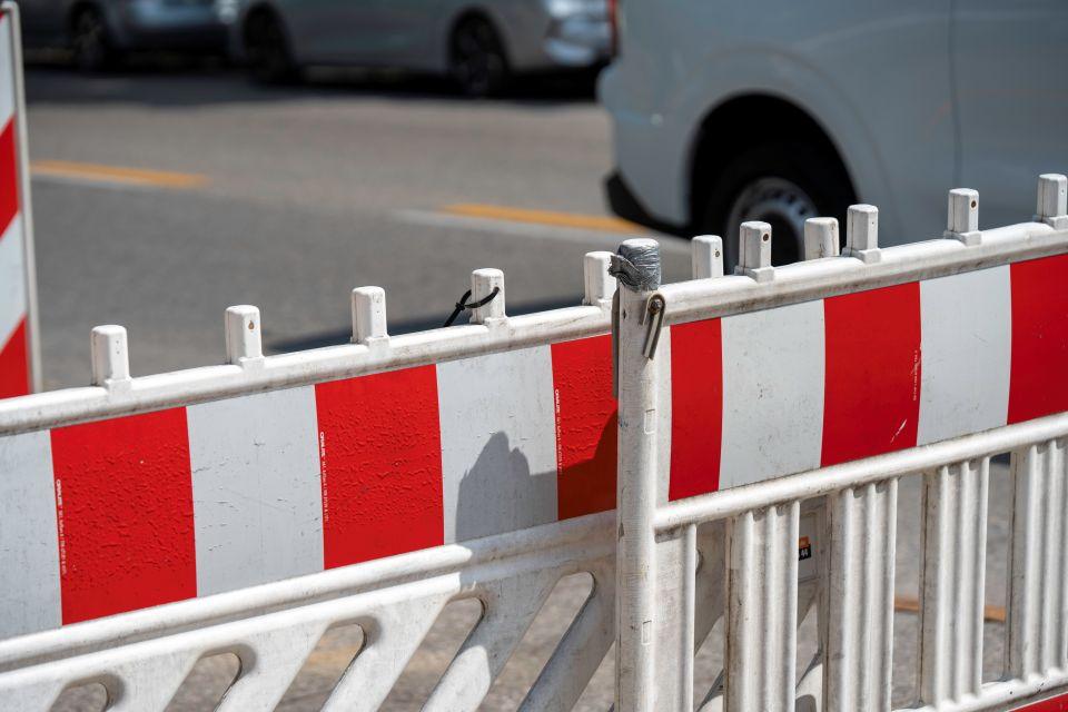 Schenkendorfstraße: Arbeiten an Fußgängerbrücke