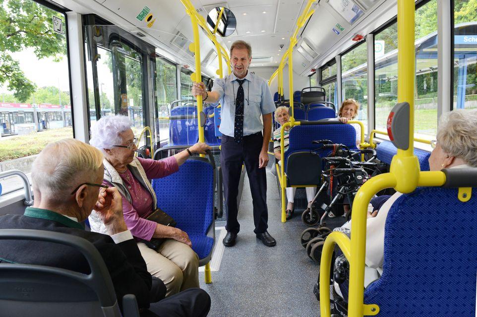 Mobilitätstraining der MVG für Seniorinnen und Senioren