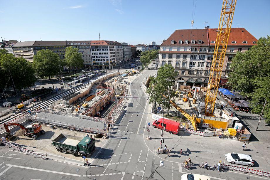 Sendlinger Tor: Verkehrsumlegung wegen Bauarbeiten